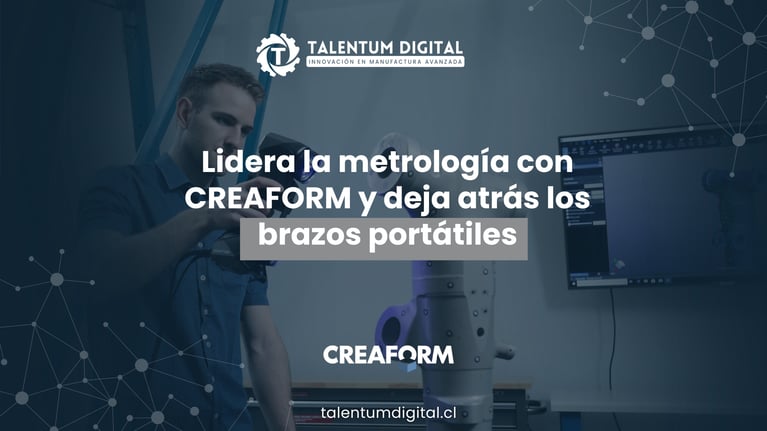 Lidera la metrología con CREAFORM y deja atrás los brazos portátiles